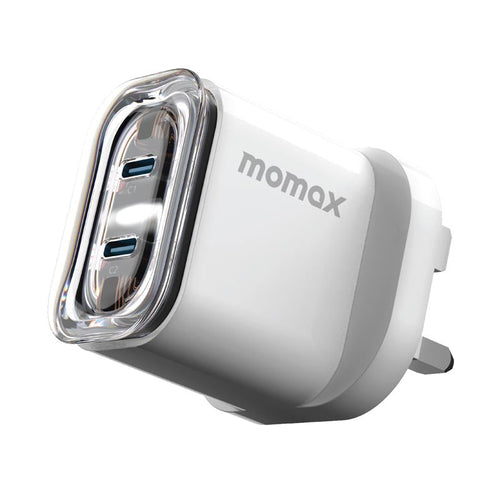 Momax AX UM51UKW 35W 2 Port Charger 1-Charge Flow