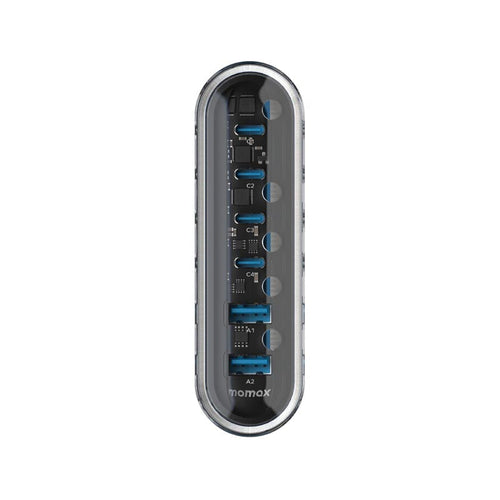 Momax UM55UKW 120W 6 Port Charger 1-Charge  Flow (White)