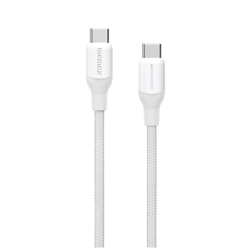 Momax DC26W 1-Link  Flow 100W USB-C to USB-C Braided Cable (3M) White