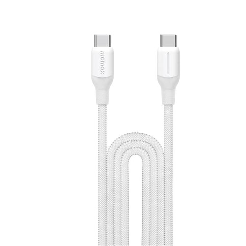 Momax DC26W 1-Link  Flow 100W USB-C to USB-C Braided Cable (3M) White
