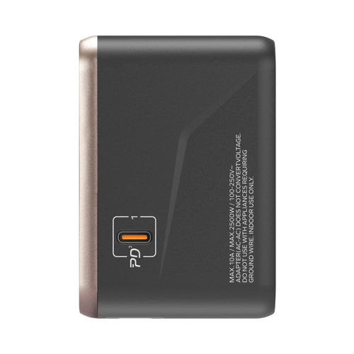 Momax UA8AE 1-World 70W GaN 5 Ports + AC Travel Adaptor - Titanium