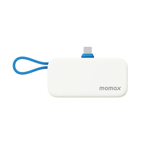 Momax IP130B 5000mAh PD20W 3-In-1 Built-in USB-C Powerbank (Blue)