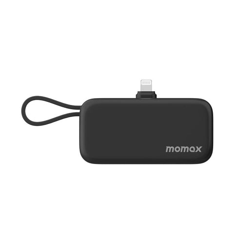 Momax IP130MFID 5000mAh PD20W 3-in-1 Built-in Lightning Powerbank (Black)