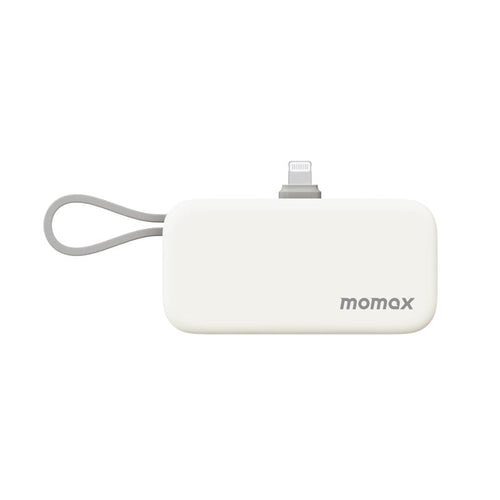 Momax IP130MFIW 5000mAh PD20W 3-in-1 Built-in Lightning Powerbank (White)