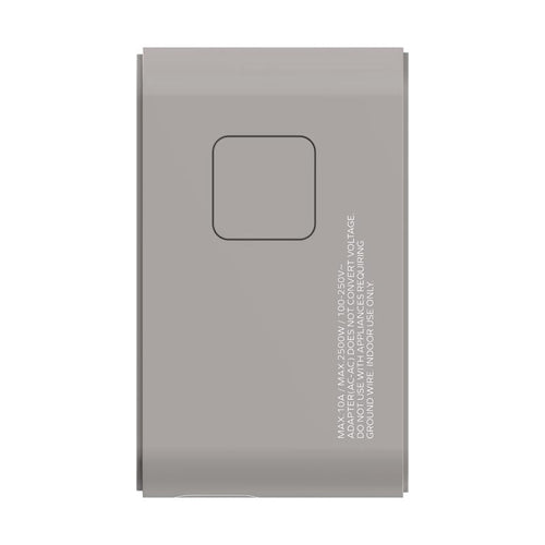 Momax UA18E 1-World 70W GaN 3-Port + AC Travel Adapter With Built-in USB-C Cable (Grey)