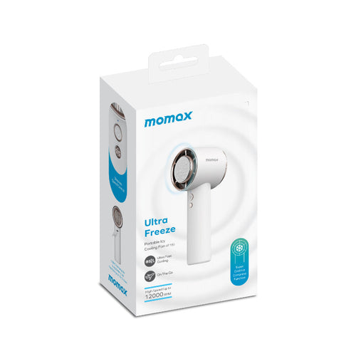 Momax IF15W Ultra Freeze Portable Icy Cooling Fan (White)