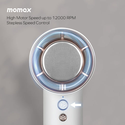 Momax IF15W Ultra Freeze Portable Icy Cooling Fan (White)