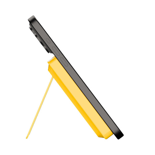Momax IP131HKY 1-Power X Pro 20W 5,000mAh Magnetic Wireless Battery Pack with Built-In USB-C Cable (Yellow)