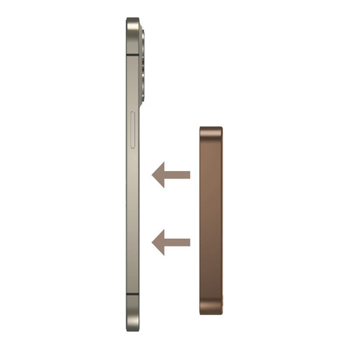 Momax IP117AL2 Q.MAG X1 Magnetic Wireless Battery Pack 10000mAh - Sandstone