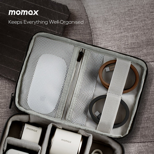 Momax DC52L2 Mag.Link USB-C to USB-C Magnetic Cable 100W (1M) - Sandstone