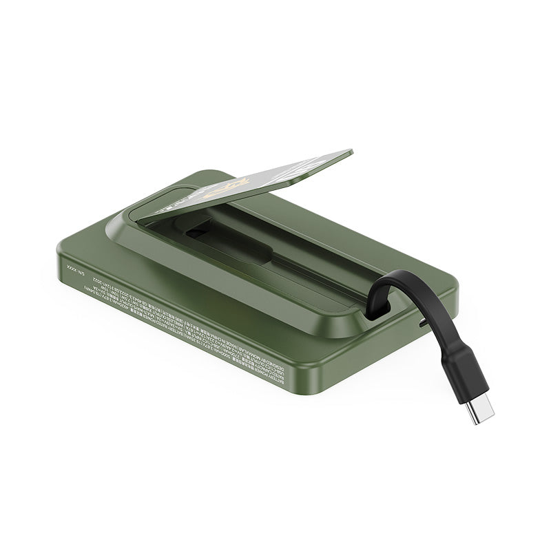 Momax IP131GDG 1-Power X Pro 20W 5,000mAh Magnetic Wireless Power Bank with Built-in USB-C Cable - MS-06F Zaku II