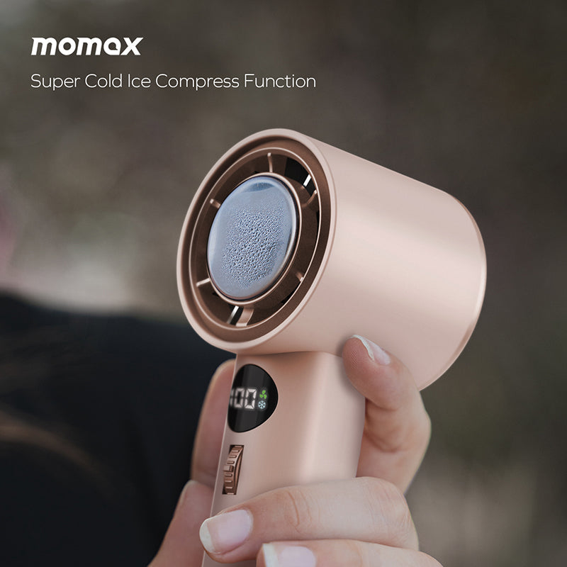 Momax IF18L2 1°Go Portable Icy Cooling Fan (Desert Gold Titanium)