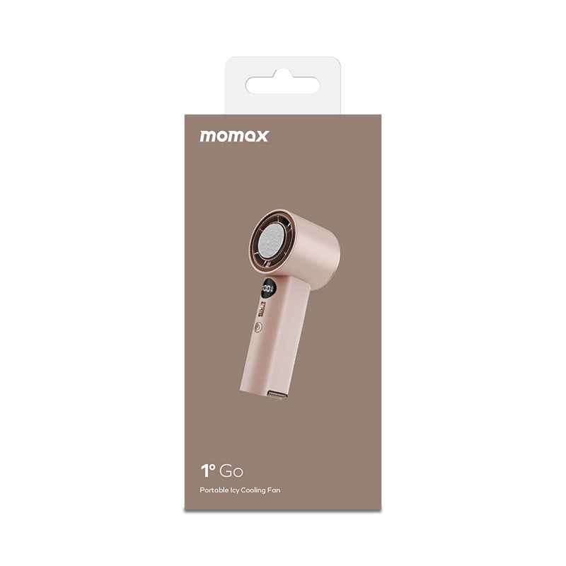 Momax IF18L2 1°Go Portable Icy Cooling Fan (Desert Gold Titanium)