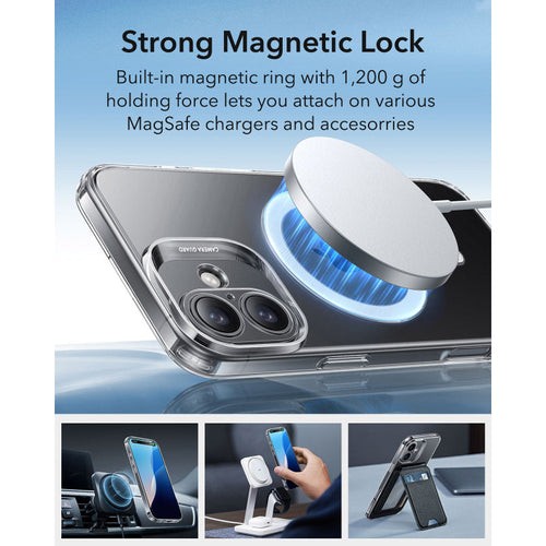 ESR iPhone 16 Plus Zero Clear Case (HaloLock) - Clear