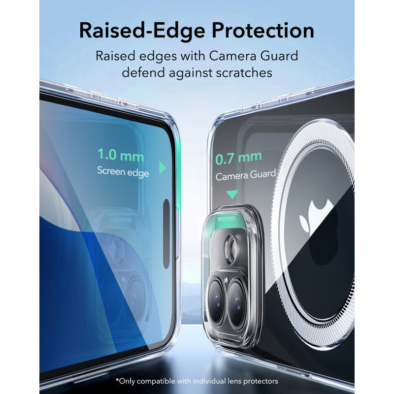 ESR iPhone 16 Plus Zero Clear Case (HaloLock) - Clear