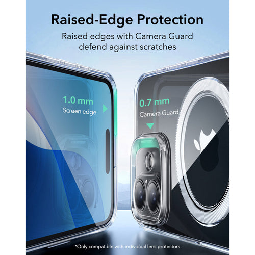 ESR iPhone 16 Plus Zero Clear Case (HaloLock) - Clear