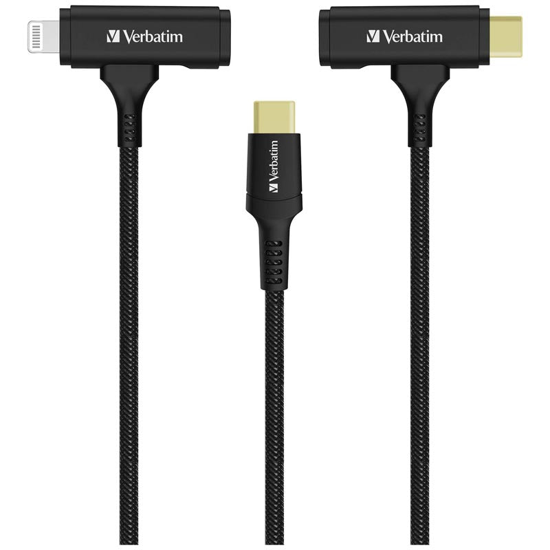 Verbatim VM66974 USB-C+Lightning 2in1 Cable 1.2M