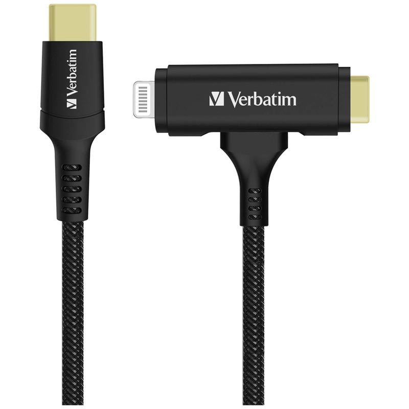 Verbatim VM66974 USB-C+Lightning 2in1 Cable 1.2M