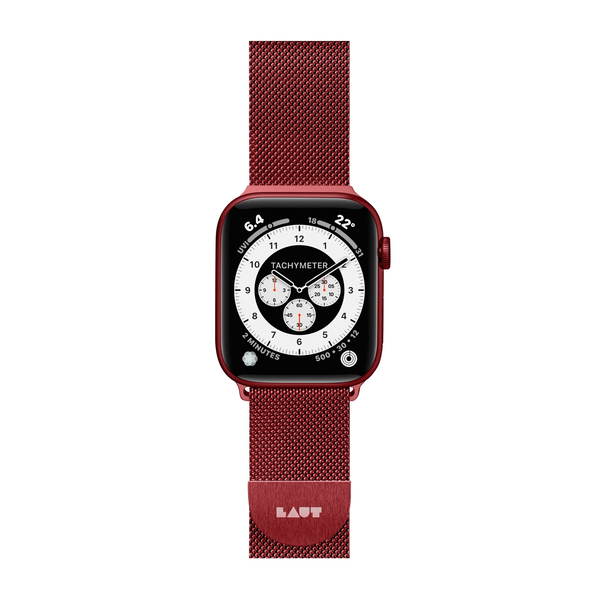 Laut Apple Watch Band Steel Loop for 42/44/45/49mm (Red)