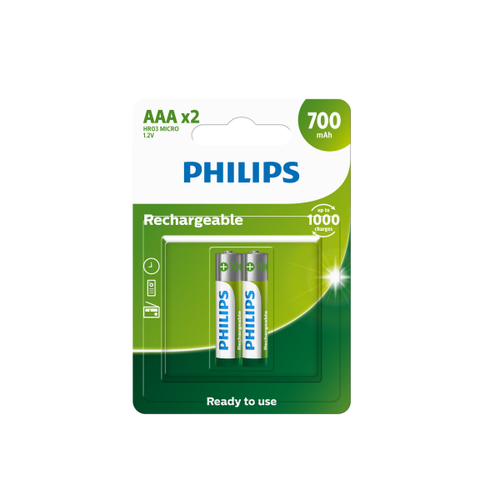 Philips R03B2RTU70/40 2AAA 700mAh Multilife Rechargeable