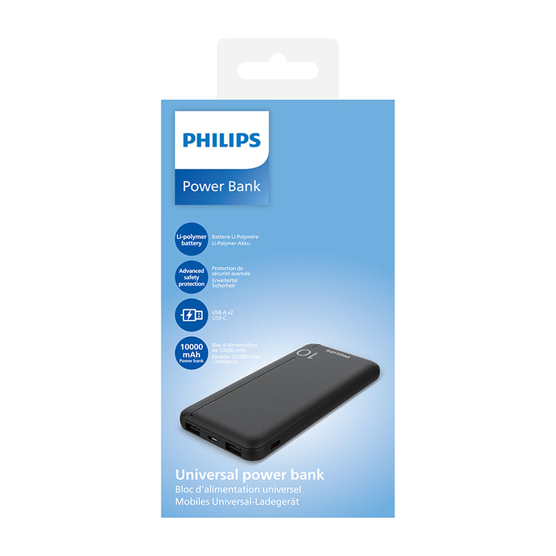 Philips DLP1810CB/00 10000MAH 15W Powerbank Type-C