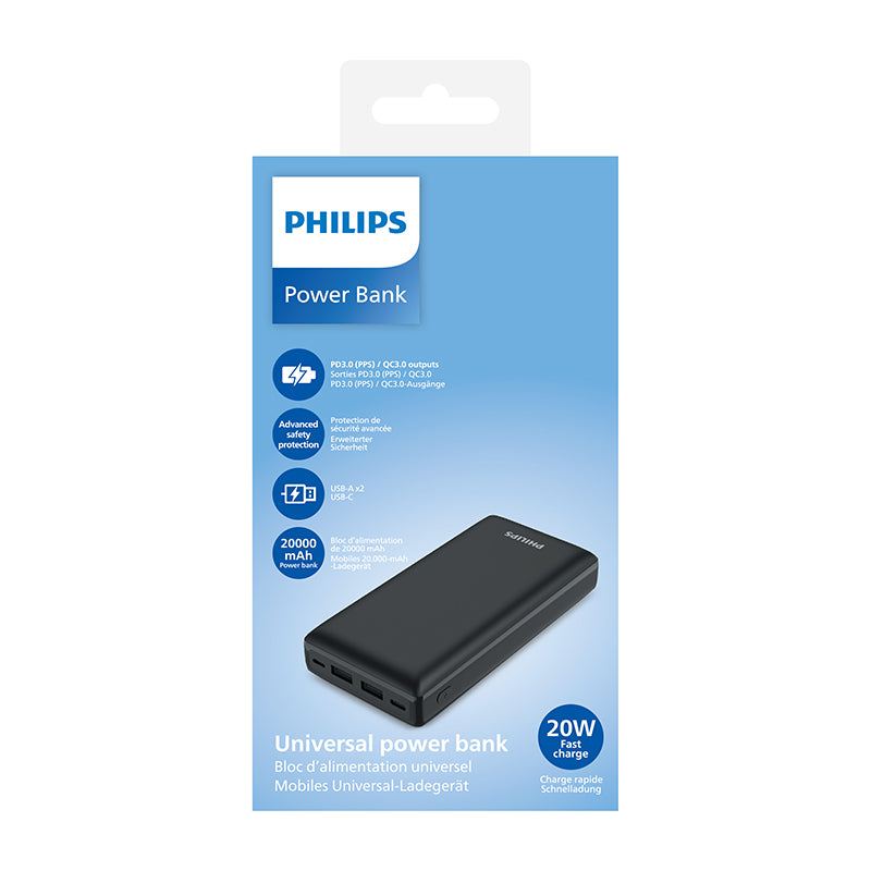 Philips DLP7721C/00 PD20W 20000mAh Type-C Powerbank
