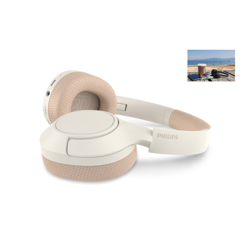Philips TAH7508WT/97 Over-Ear Wireless Headphones (White)