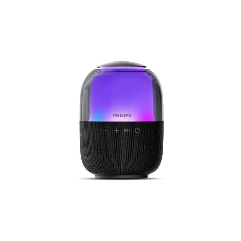 Philips TAS2108BK/00 Bluetooth Speaker with Light (Black)