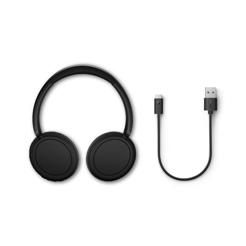 Philips TAH5209BK/97 Over-Ear Wireless Headphones (Black)