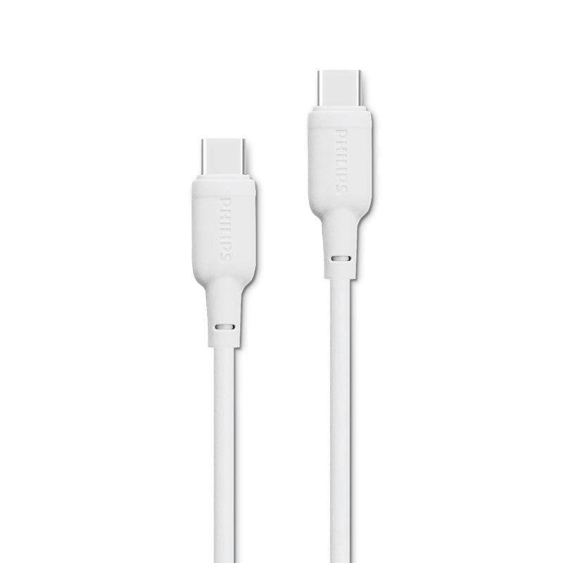 Philips DLC6541CW/00 100W USB-C to USB-C Cable 1.2M (White)