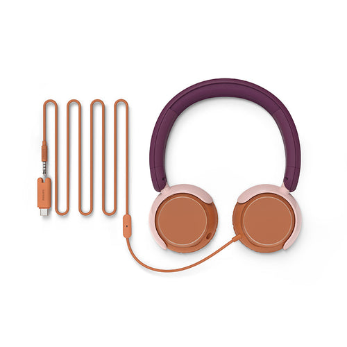 Philips TAK2000MP/00 Kids On-Ear Headphones (Maroon)