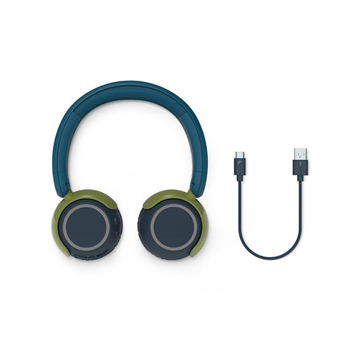 Philips TAK4200CT/00 Kids Wireless On-Ear Headphones (Green)