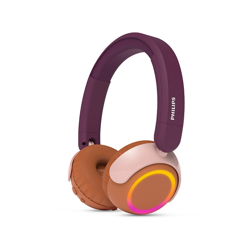 Philips TAK4200MP/00 Kids Wireless On-Ear Headphones (Maroon)