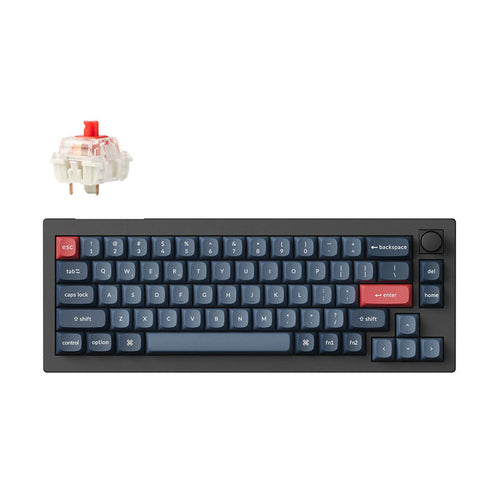 Keychron V2 Max (V2M-D1) Wireless Custom Mechanical Keyboard (Red Switch)