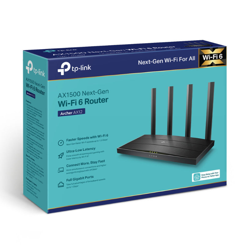 TP-Link Archer AX12 AX1500 Wi-Fi 6 Router – Challenger Singapore