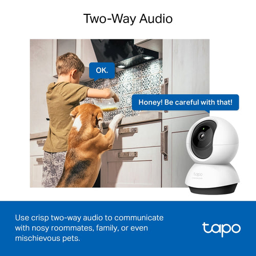 [Challenger Exclusive] TP-Link Tapo C220 Pan/Tilt Home Security Wi-Fi Camera