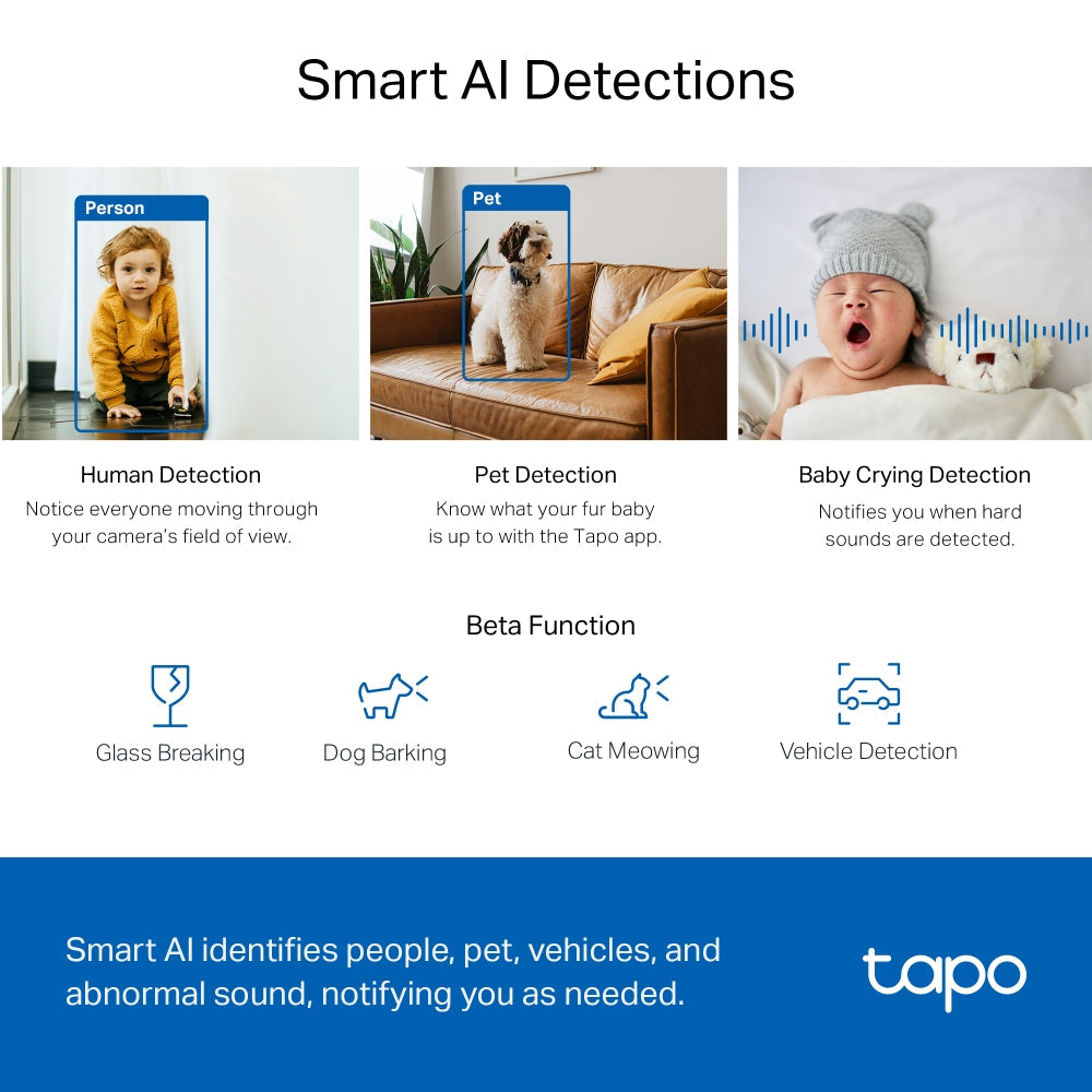 [Challenger Exclusive] TP-Link Tapo C220 Pan/Tilt Home Security Wi-Fi Camera
