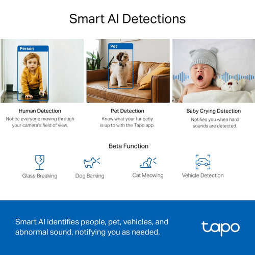 [Challenger Exclusive] TP-Link Tapo C220 Pan/Tilt Home Security Wi-Fi Camera