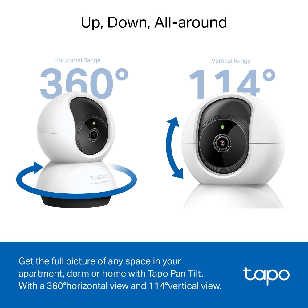 [Challenger Exclusive] TP-Link Tapo C220 Pan/Tilt Home Security Wi-Fi Camera