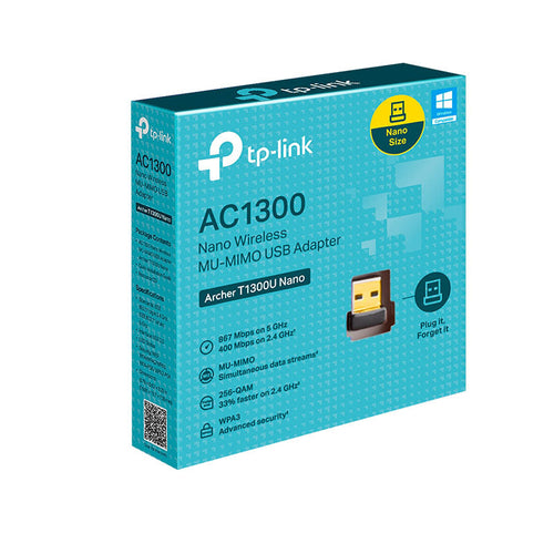 TP-Link Archer T1300U Nano AC1300 MU-MIMO USB Adapter