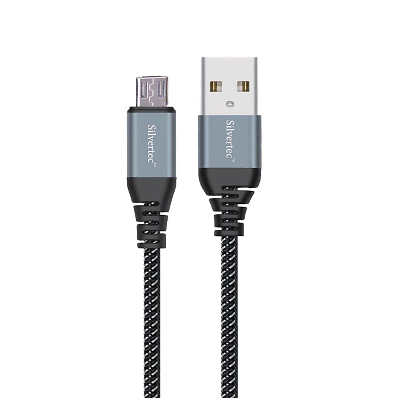 Silvertec Reversible High Speed  USB2.0 Cable 1.2M -Support all Micro USB devices