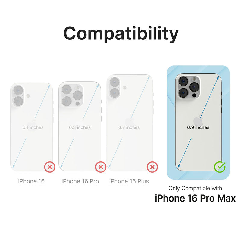 Catalyst iPhone 16 Pro Max (2024) Midnight Black Influence Case