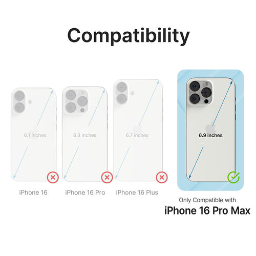 Catalyst iPhone 16 Pro Max (2024) Midnight Black Influence Case