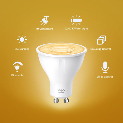 TP-Link Tapo L610 Smart Wi-Fi Spotlight (4-Pack)