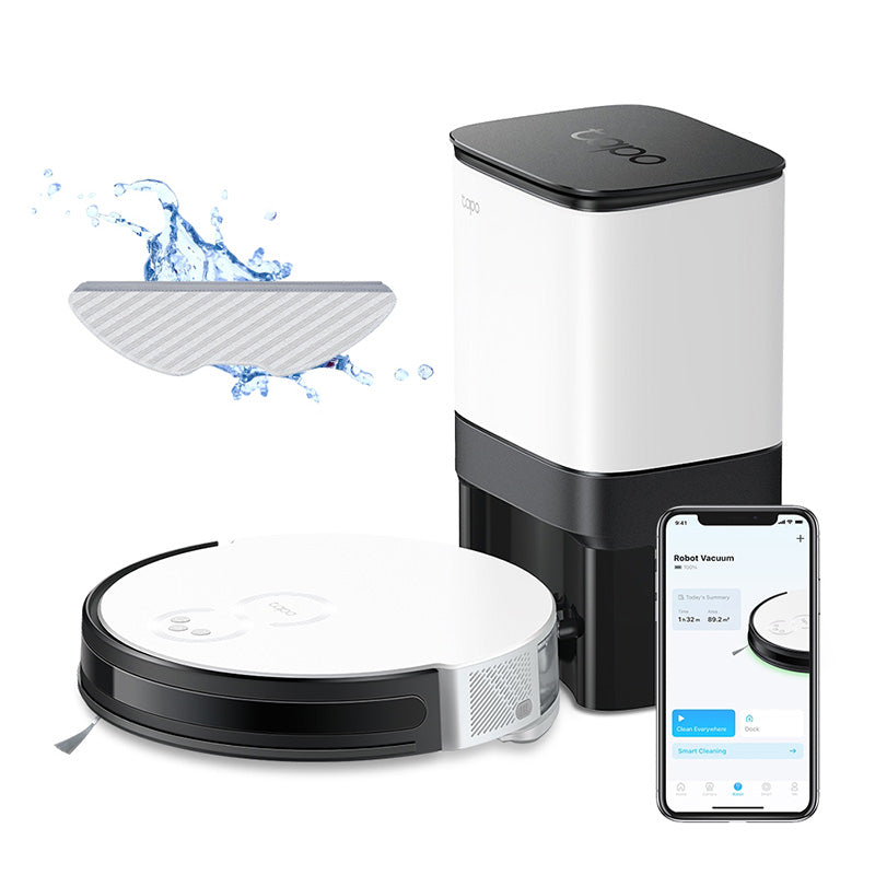 TP-Link Tapo RV10 Plus Robot Vacuum & Mop + Smart Dock