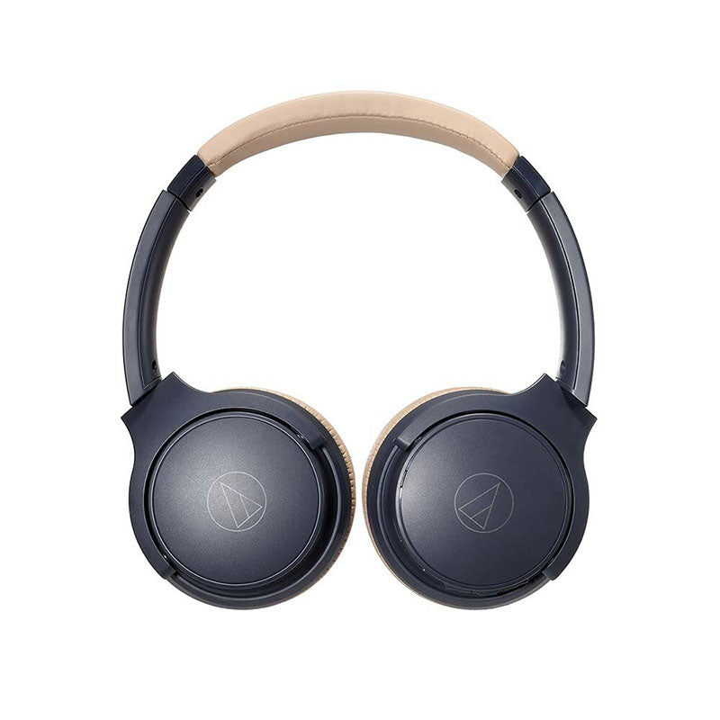 Audio-Technica ATH-S220BT Bluetooth Headphones (Navy Beige)