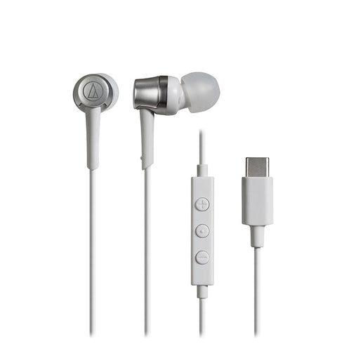 Audio-Technica ATH-CKD3C Type-C Earphones (White)