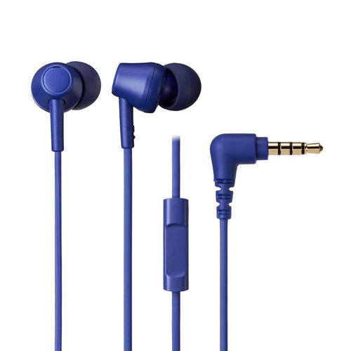 Audio-Technica ATH-CK350XIS Inner Earphone with Mic (Blue)