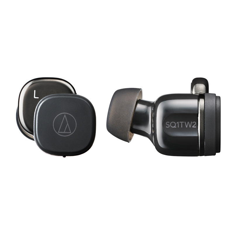 Audio-Technica ATH-SQ1TW2 True Wireless Earbuds (Black)