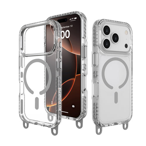 Redmonster iPhone 17 Pro 6.3 (2025) Gassan M Strap Grey